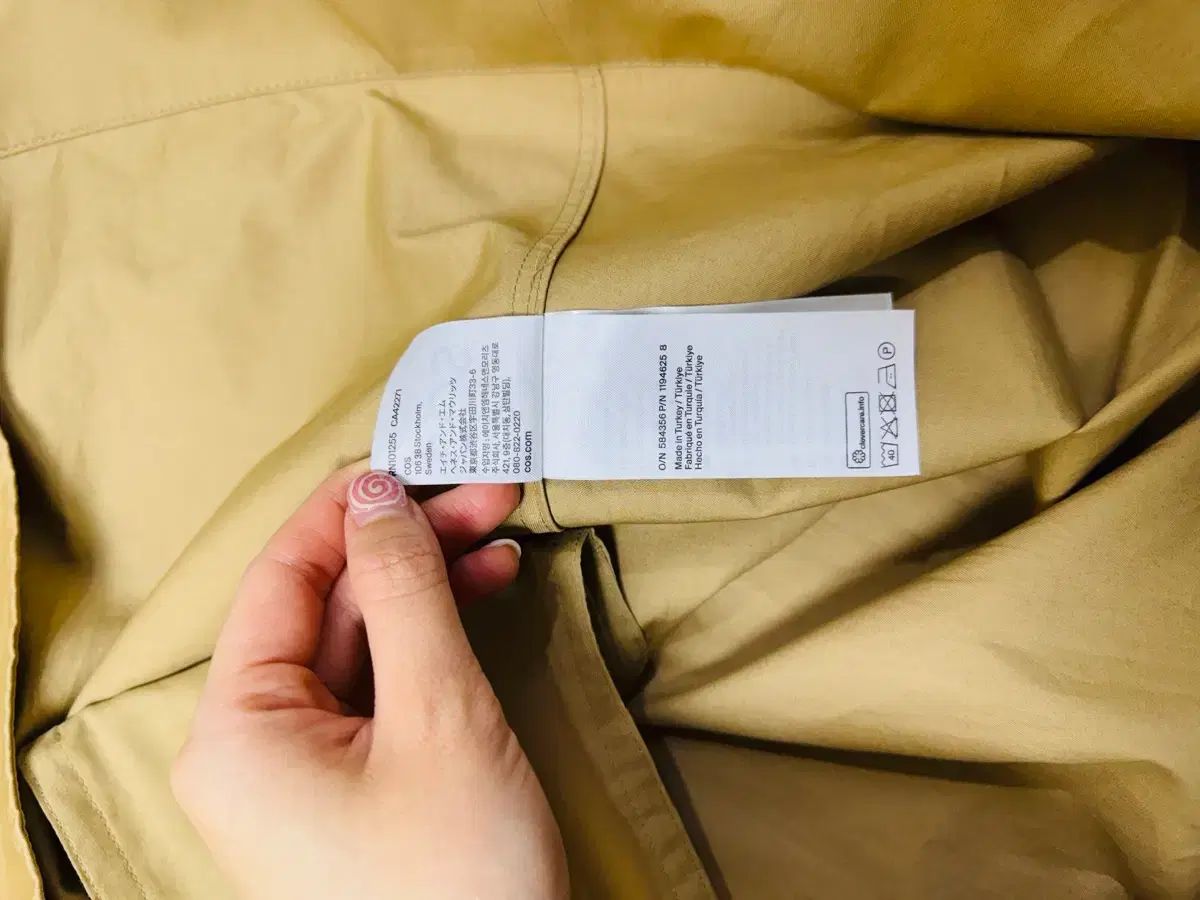  COSコス Aライン ユーティリティ ミニ ONE PIECE EU 34 長袖 七分袖 ミニワンピース