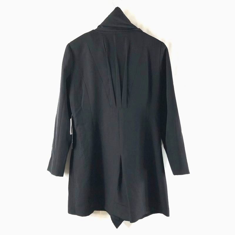 イーセンセーション Esensation ジャケット ブラウス デザイン フロントフリル ブラック Fサイズ 617908