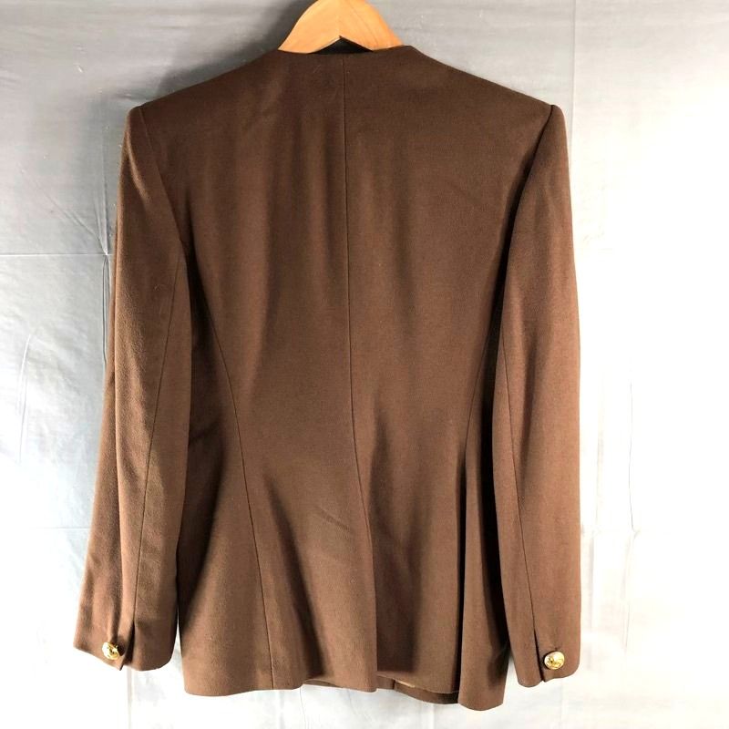ミラショーン mila schon ジャケット テーラード ゴールドボタン イタリア製 ブラウン 984409