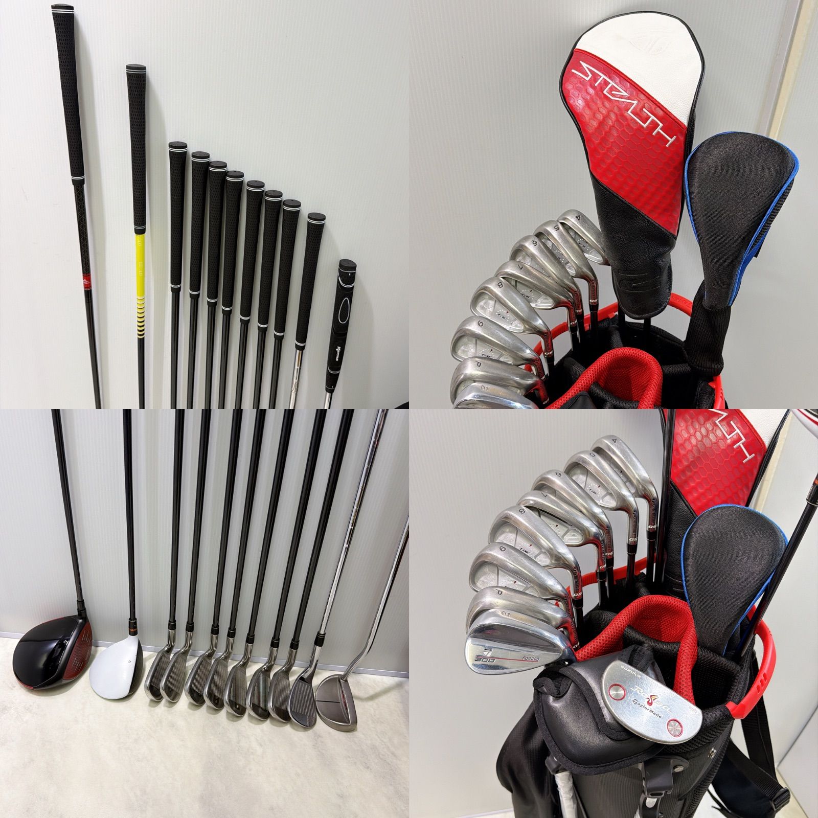 新品グリップ 未使用バック 豪華11本クラブセット ステルス2 STEALTH2