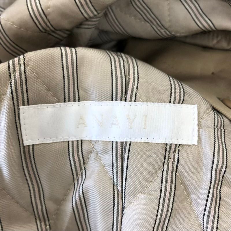 キルティング裏地付き ベルト付き