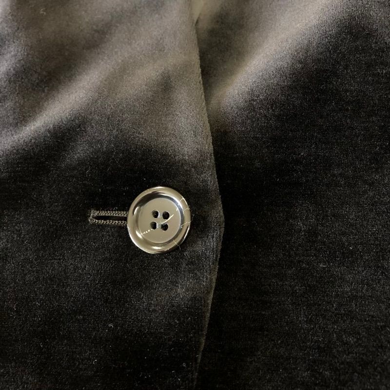  アナイ ANAYI セットアップ ジャケット スカート スーツ ベロア 肩パッド 裏地付き 黒 984906 その他 ビジネススーツ