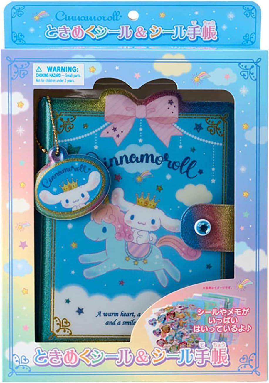 【未開封】クロミちゃん、シナモロール　シール帳 ときめくシール＆シール手帳 クロミちゃん、シナモロール シール帳 ときめくシール＆シール手帳