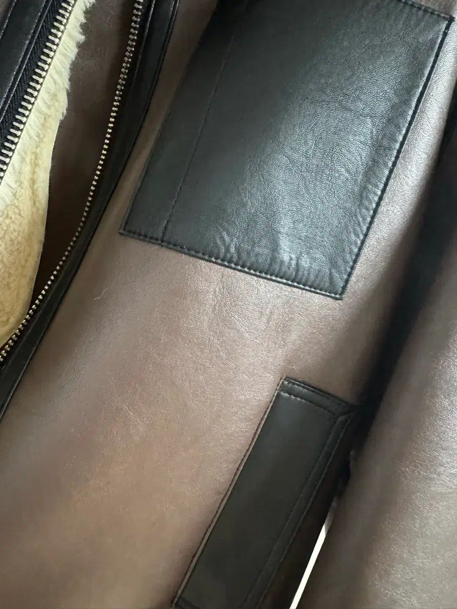 アーデンパオロ ブラウン ムートン ジャケット66