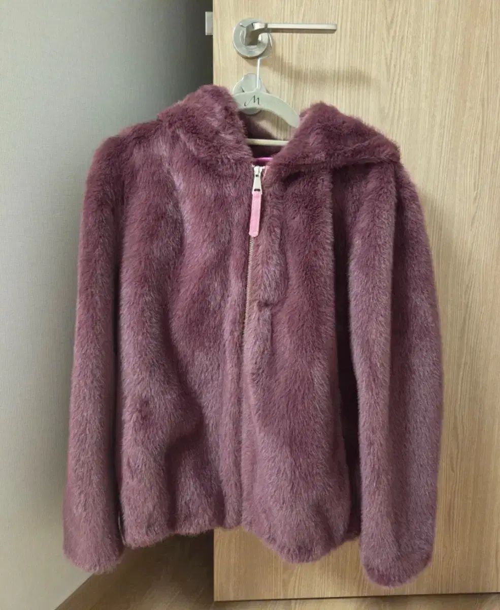 Labelle 紫 ファー ジャケット