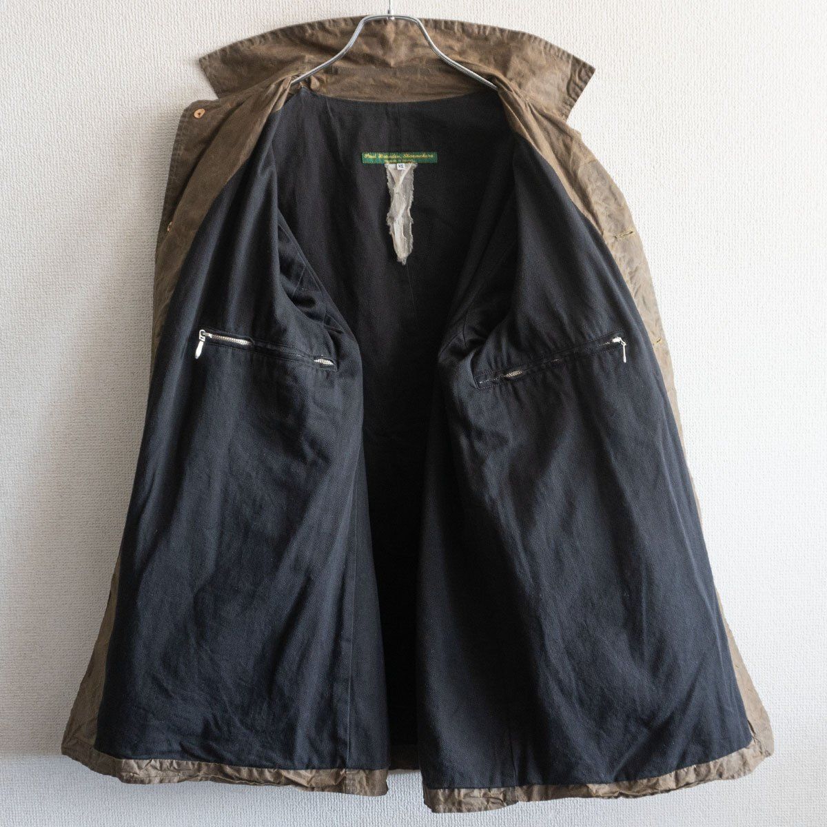 希少】 PAUL HARNDEN【Wax Mac Coat】XS ワックス マック コート