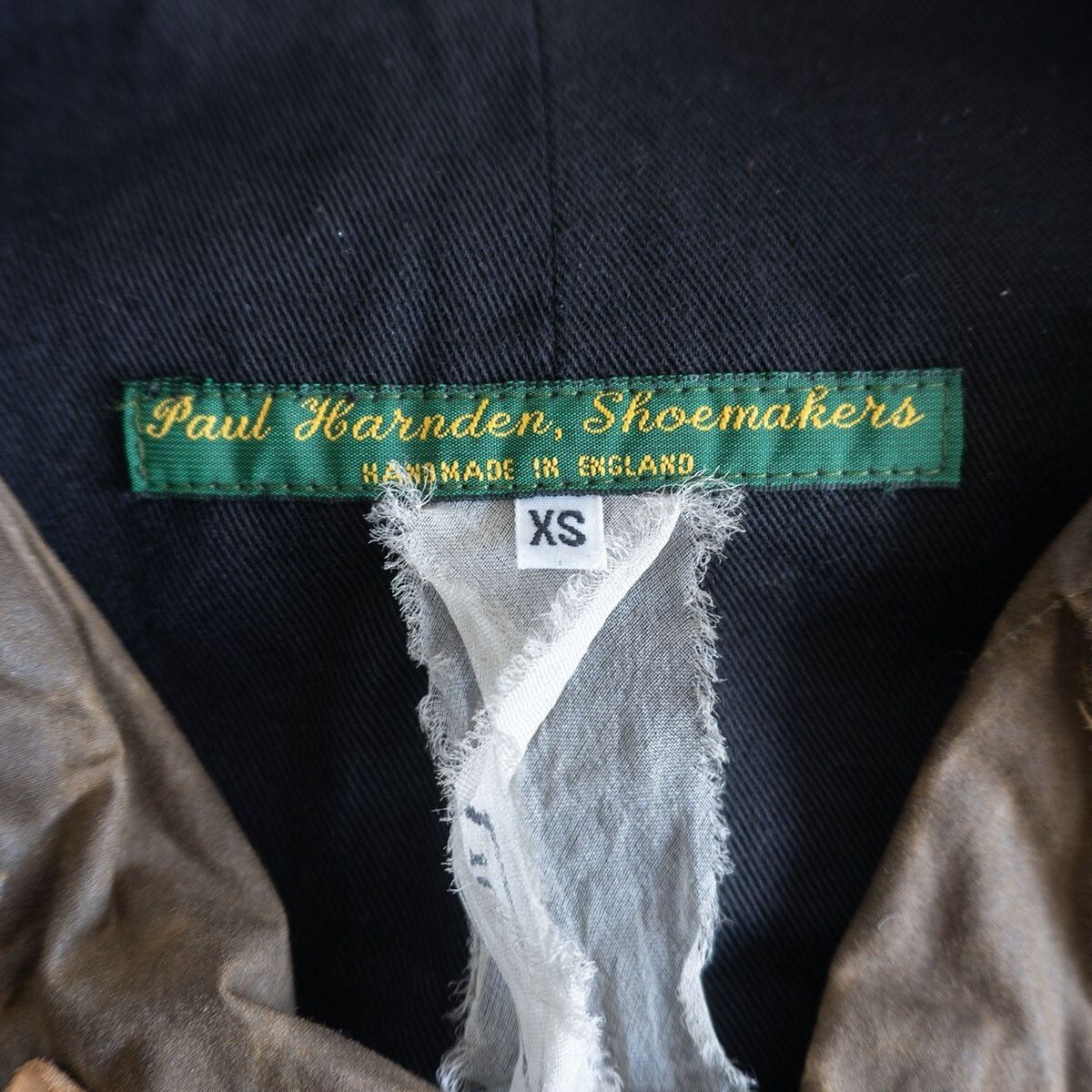 希少】 PAUL HARNDEN【Wax Mac Coat】XS ワックス マック コート