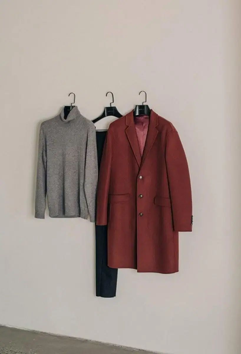 メンズ服) Allegri 販売 アレグリ カシミアブレンド ハンドメイド コート