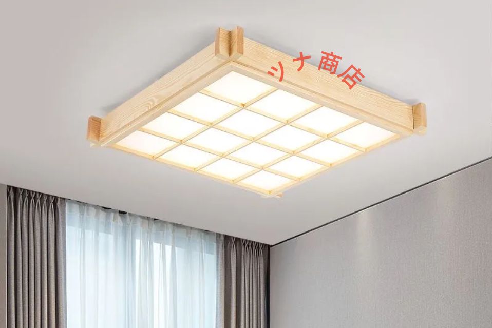 シーリングライト 和風 照明器具 led 注文 寝室シーリングライト長方形