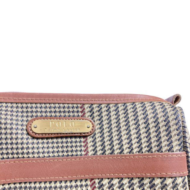 未使用 ポロ ラルフローレン ポーチ クラッチ セカンドバッグ PVC