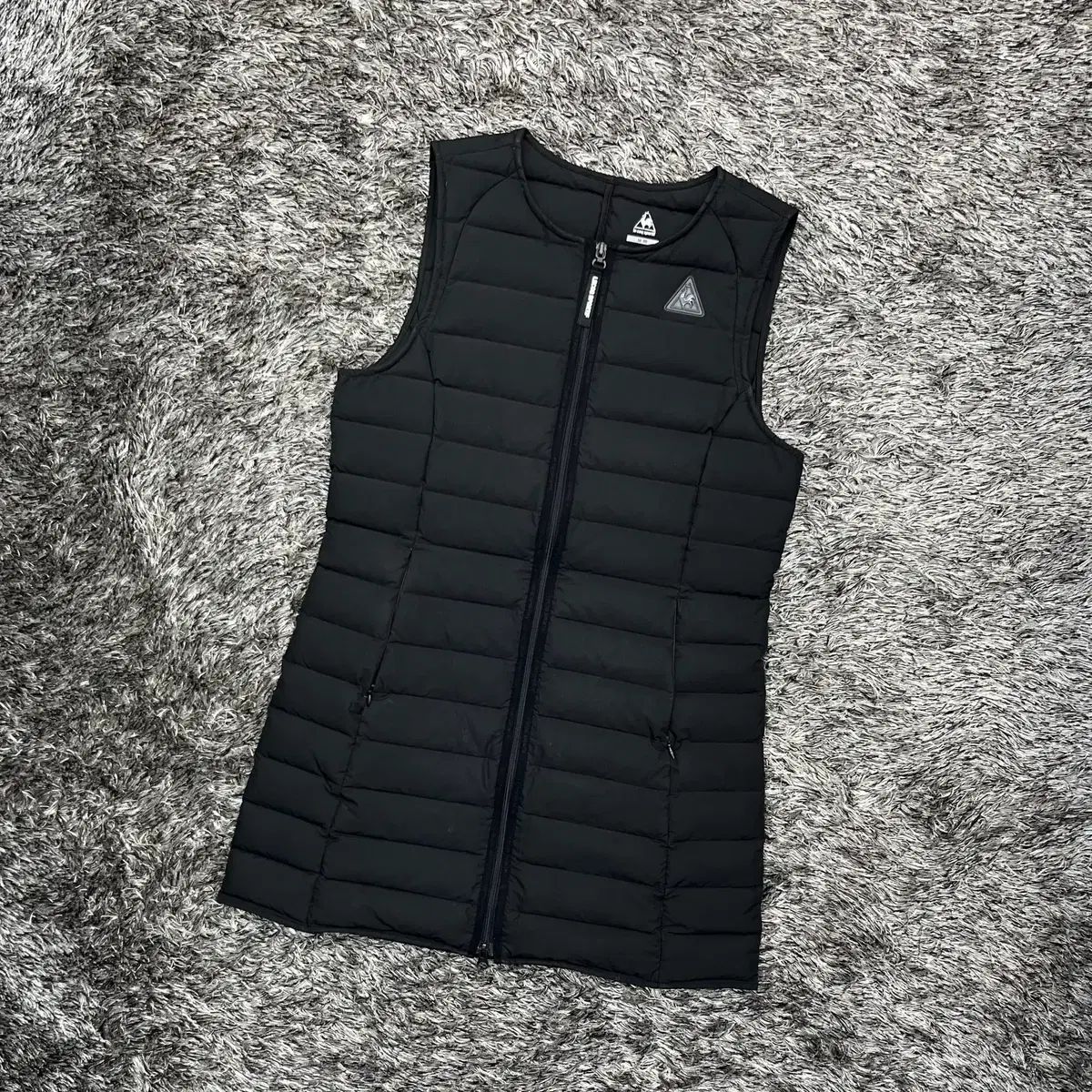 ルコックスポルティフ レディース グースダウン 軽量ダウン ロング ベスト 90 M