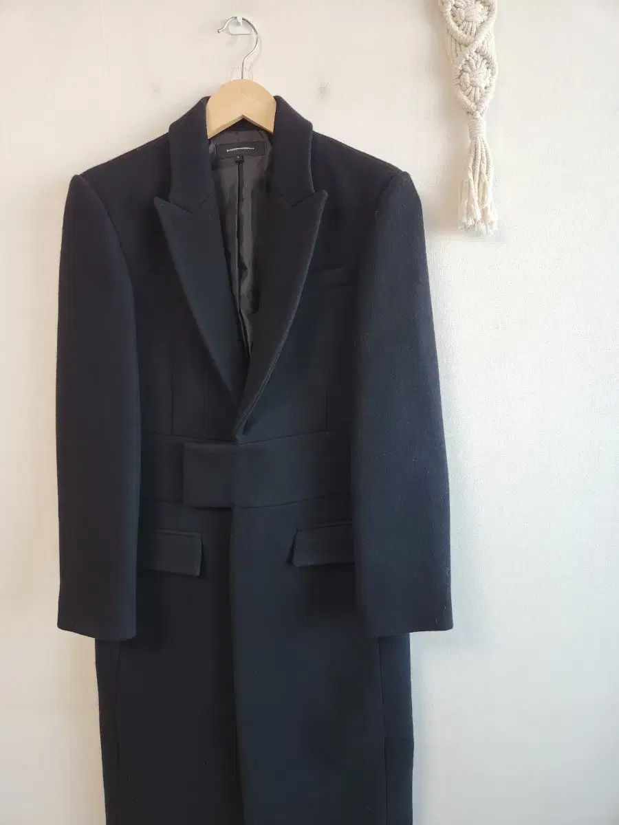 ブロッサムHカンパニー ウール100% ロング コート 55 (サイズ1)