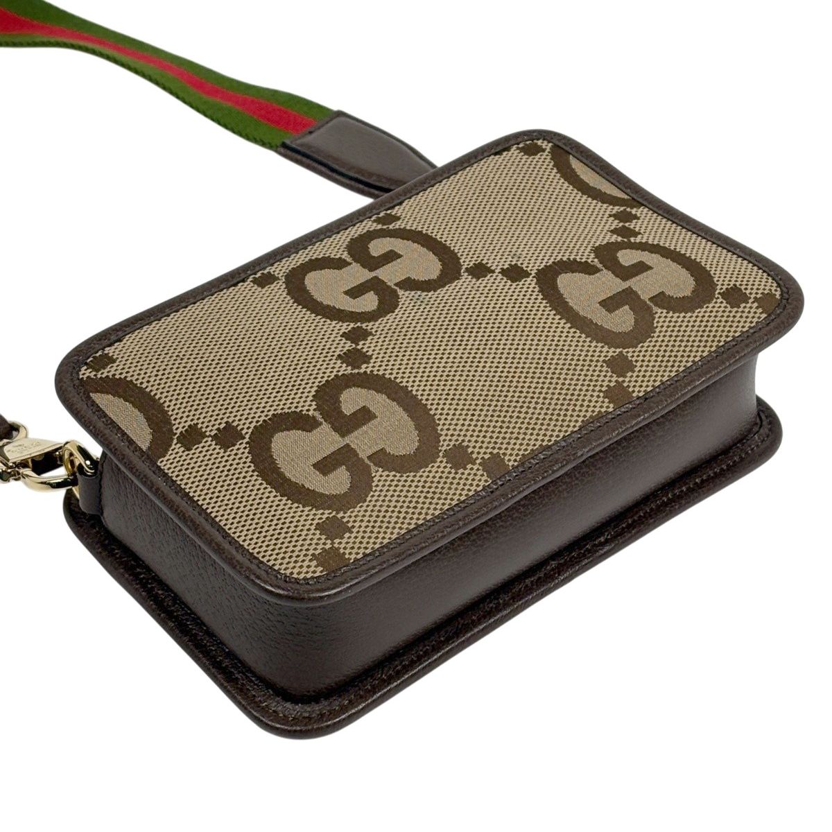 【新品未使用】GUCCI ジャンボGGキャンバス ショルダーバッグ　696075 新品未使用】GUCCI ジャンボGGキャンバス ショルダーバッグ 696075