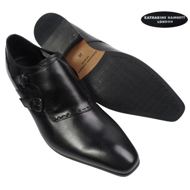 新品 KATHARINE HAMNETT LONDON キャサリンハムネット ロンドン 本革