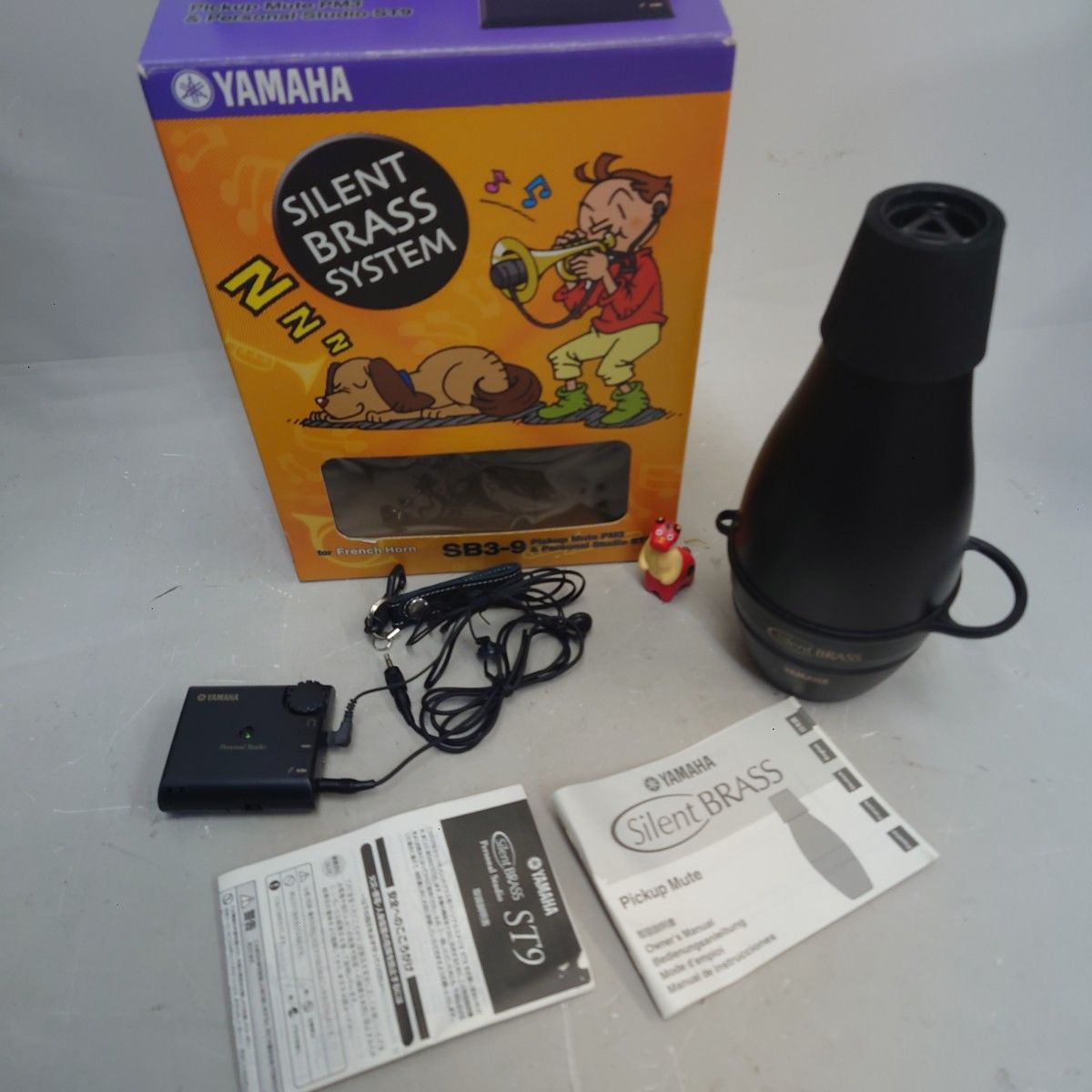 完品動作品●SB3-9 ヤマハサイレントブラス　ホルン用　French Horn YAMAHA SB3-9 サイレントブラス フレンチホルン用 動作品 セット（z