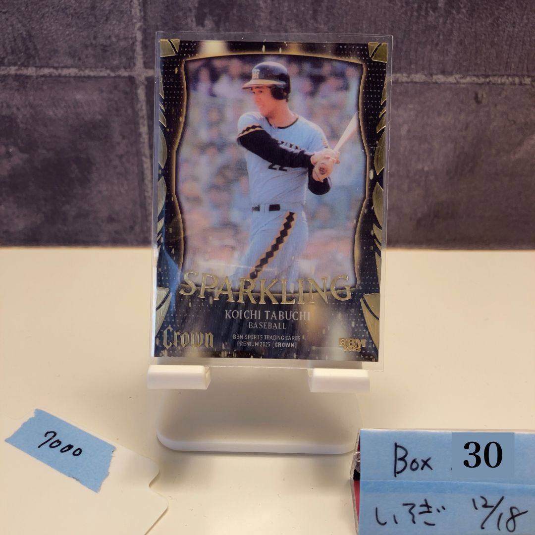 2025 BBM Premium Crown 田淵幸一 24/25 阪神タイガース Sparkling 3D