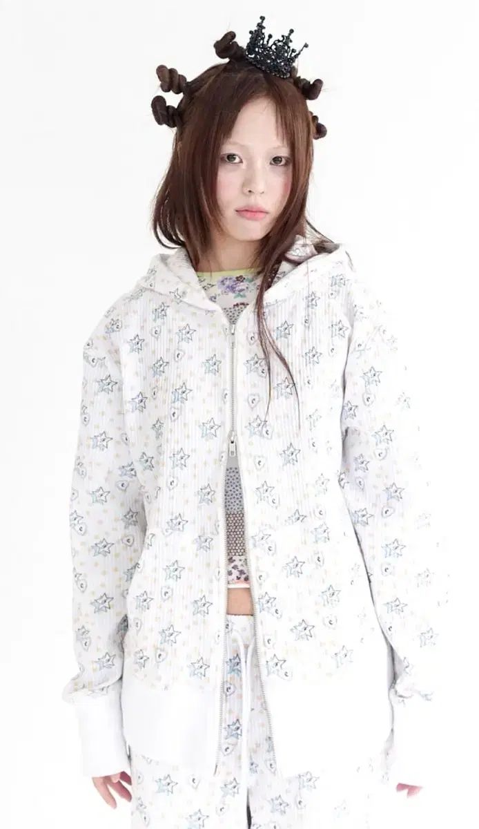 ショップフェアリー ポッピングスター フーディー ジップアップ popping heart-star