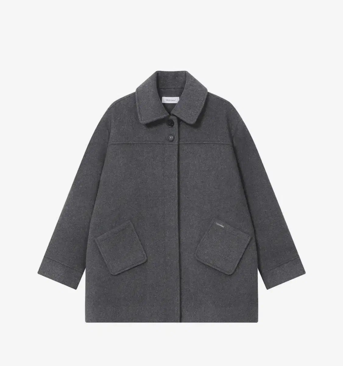 ミセキーソウル Slate half coat GREY