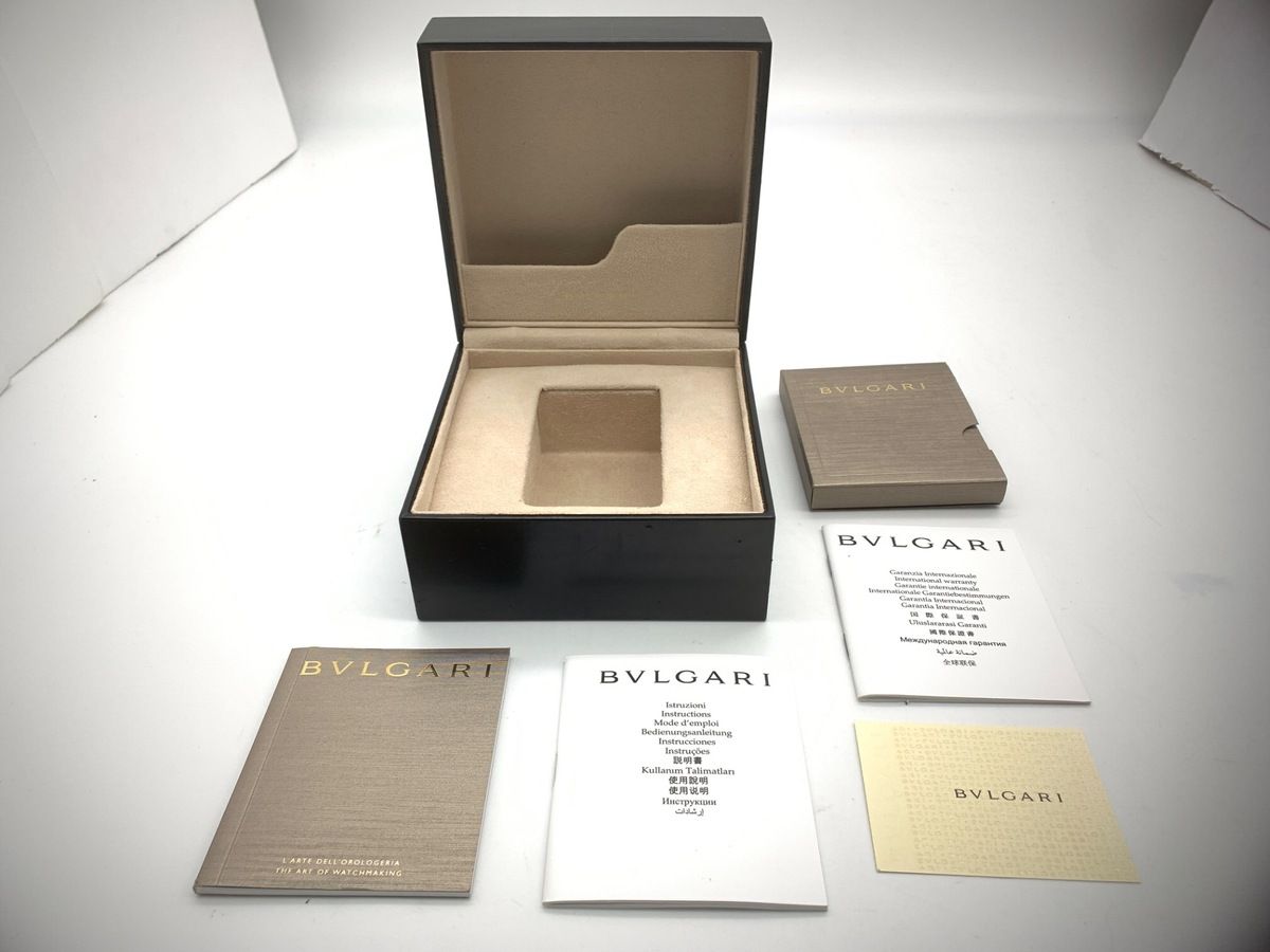  ブルガリ オクト ウルトラネロ ブラック BGO41S BGO41BBSVD ステンレススティール パンツ 自動巻き時計 腕時計(アナログ)