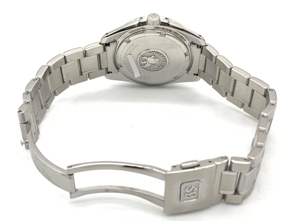 グランドセイコー クォーツ ブラック SBGV 007 9 F 82-0 AA 0 ステンレススティール