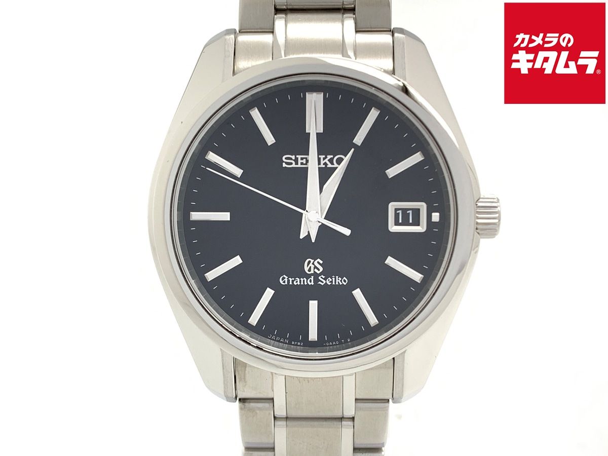 グランドセイコー クォーツ ブラック SBGV 007 9 F 82 0 AA ステンレススティール