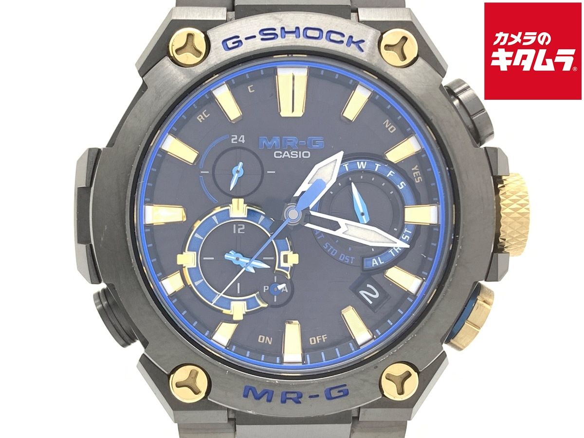 並品 カシオ G-SHOCK ブラック MRG-B 2000 B-1 AJR チタン