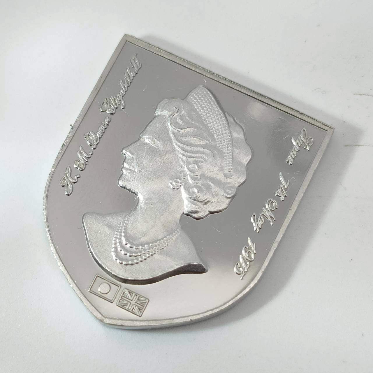 Pt1000 純プラチナ 英国女王陛下エリザベス二世御来日記念メダル 20.37