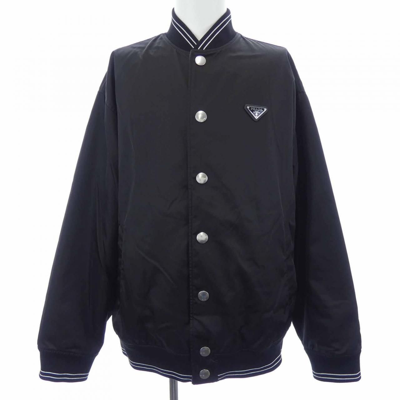 プラダ PRADA トライアングルロゴ コットンフリース リバーシブル ボンバー UJL 96 A S 232 11 JE ブルゾン