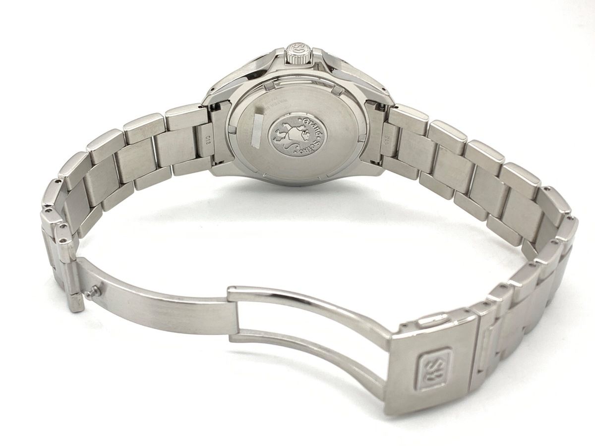 グランドセイコー クォーツ GMT ブラック SBGN 003 9 F 86-0 AB 0 ステンレススティール