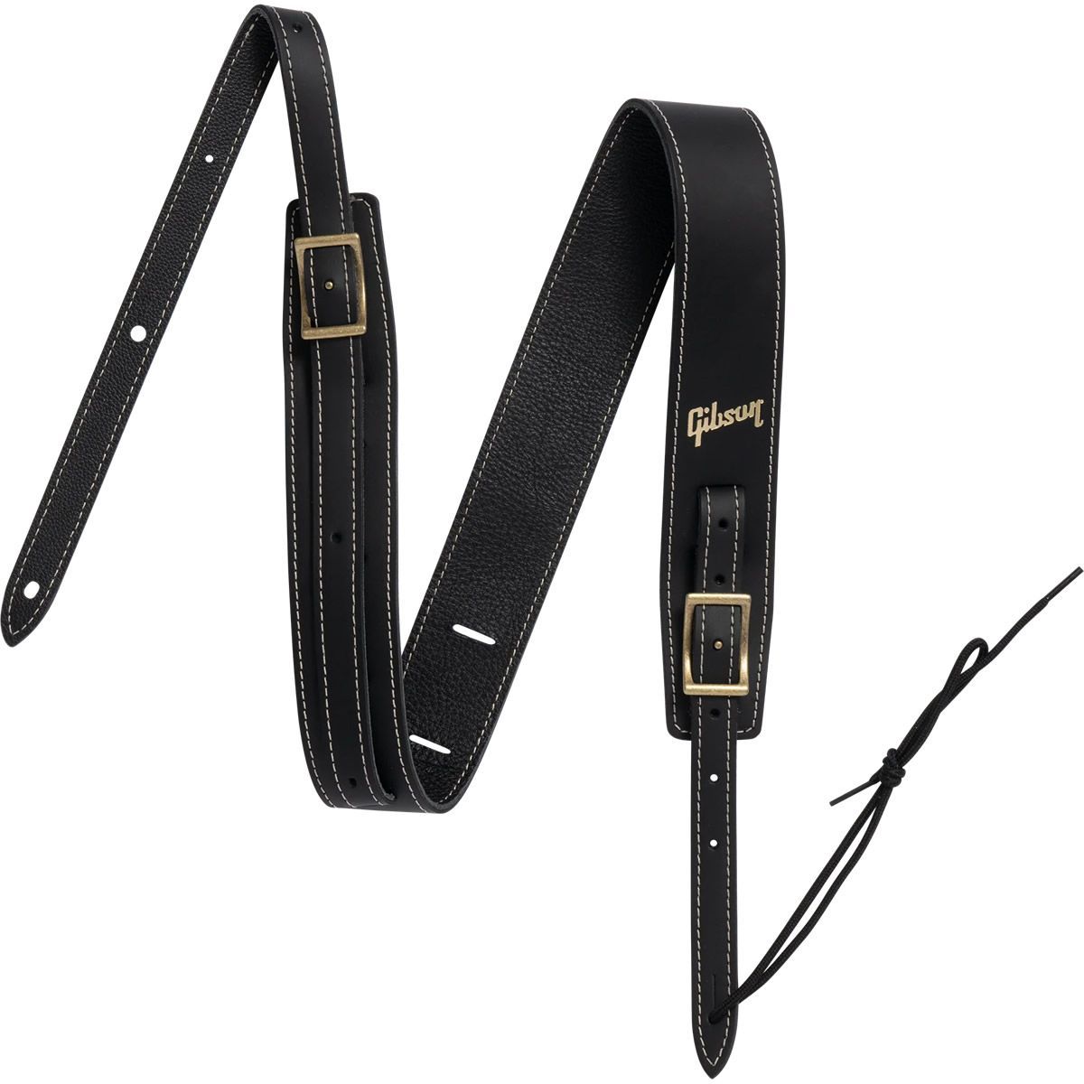 Gibson The Troubadour Guitar Strap ASTRBDR-BLK Black