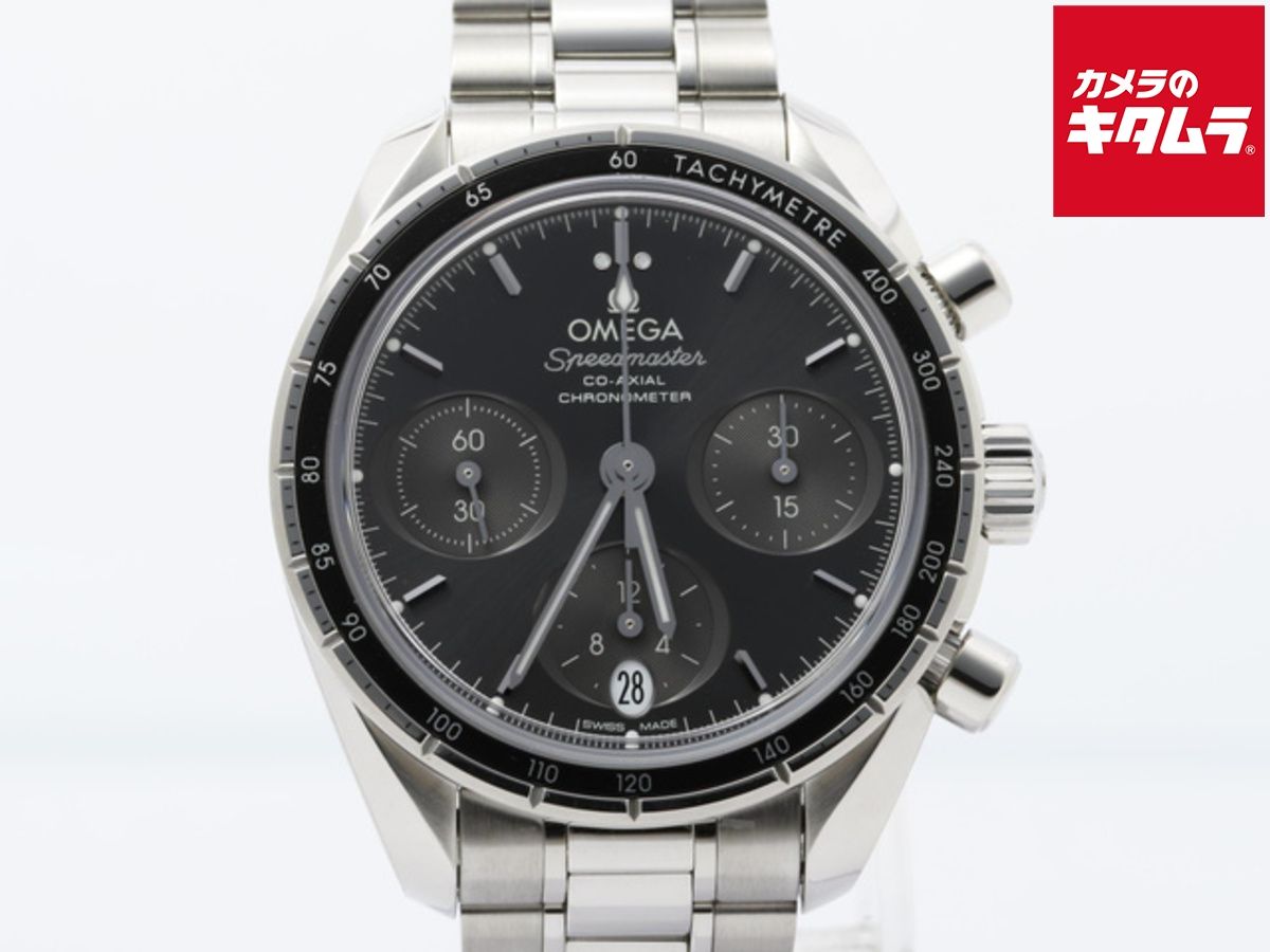 オメガ OMEGA スピードマスター 38 グレー 324 30 50 06 001 ステンレススティール