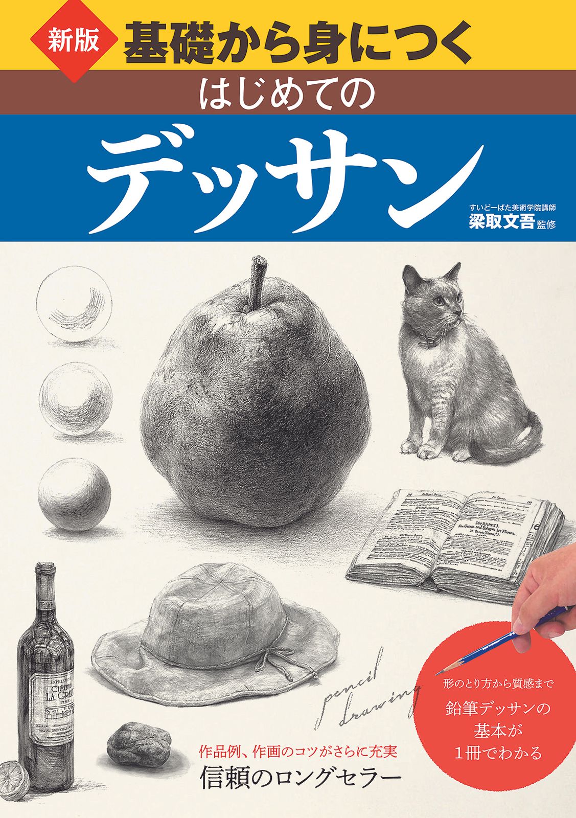 基礎から身につくはじめてのデッサン 形のとり方から質感まで-鉛筆