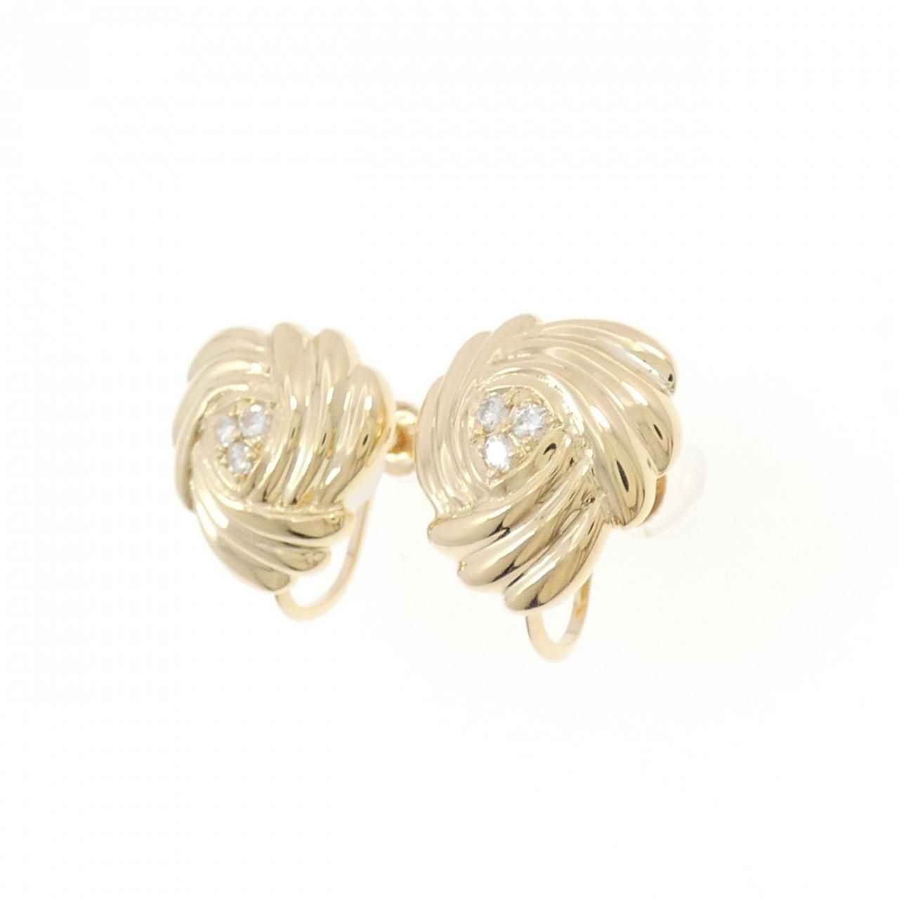 ワコウ ダイヤモンド イヤリング 0.12 CT