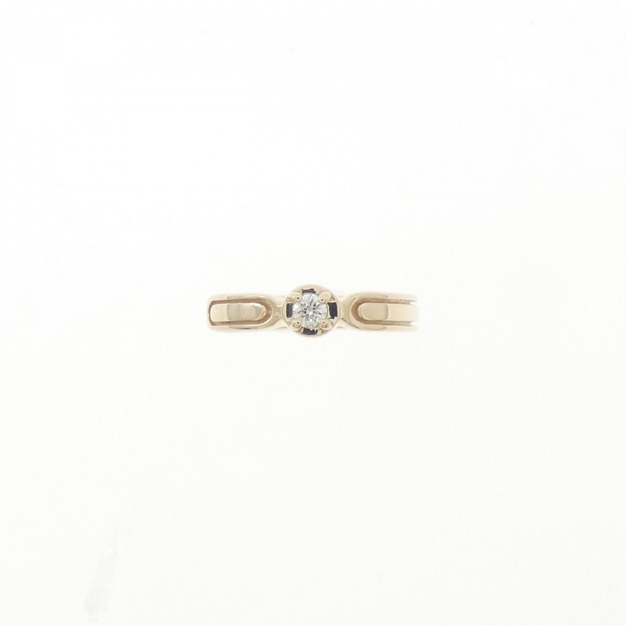 エテ ダイヤモンド イヤーカフ 0 01 CT 片耳