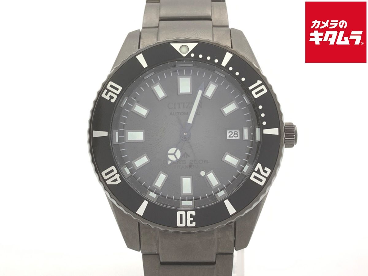 シチズン プロマスター マリーン ブラック NB 6025 59 H 9051 A 5 XNB 01 チタン