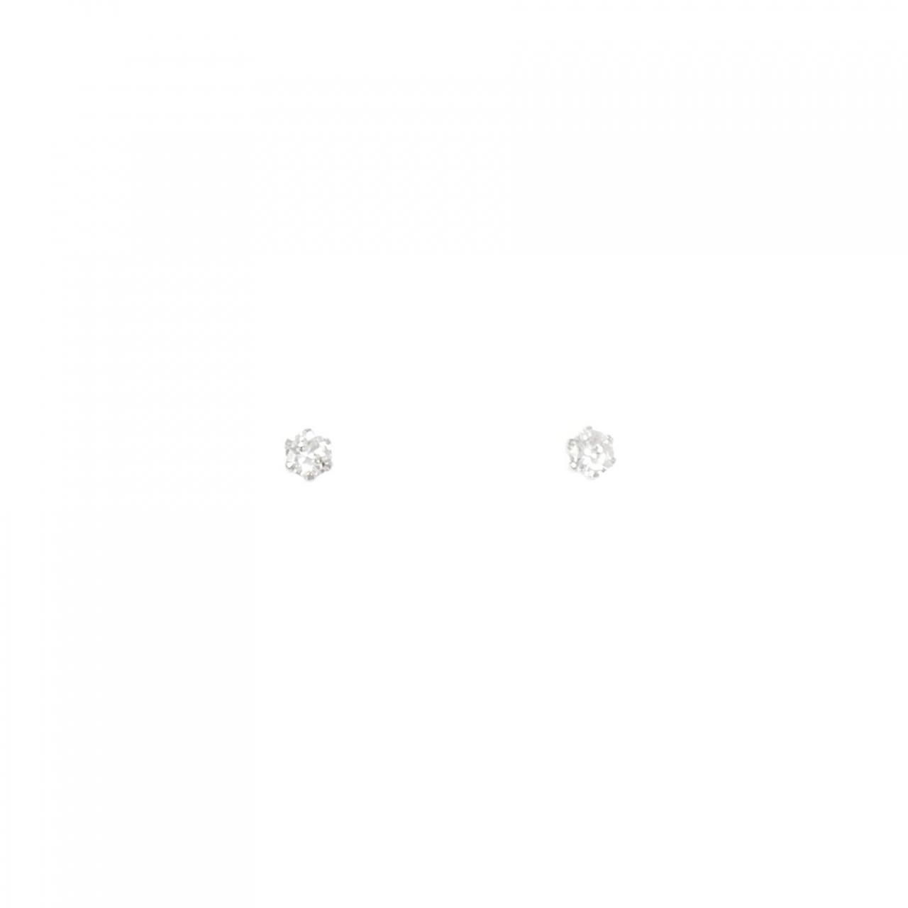 PT 900 ソリティア ダイヤモンド ピアス 0 12 CT