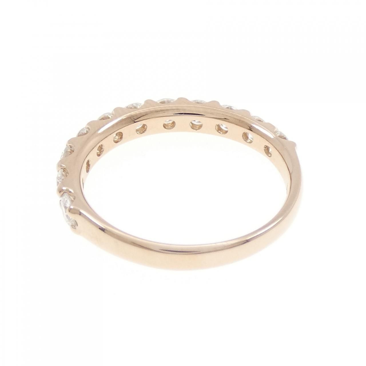  K 18 PG ハーフエタニティ ダイヤモンド リング 1.00 CT リング 指輪 アクセサリー