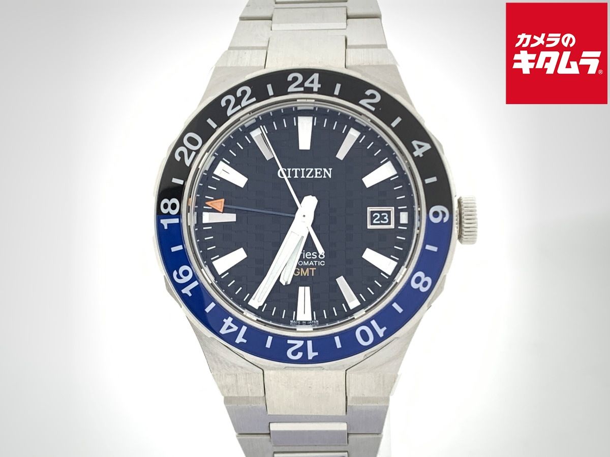 シチズン シリーズ8 ブラック NB 6031 56 E 9054 0065 X 01 ステンレススティール