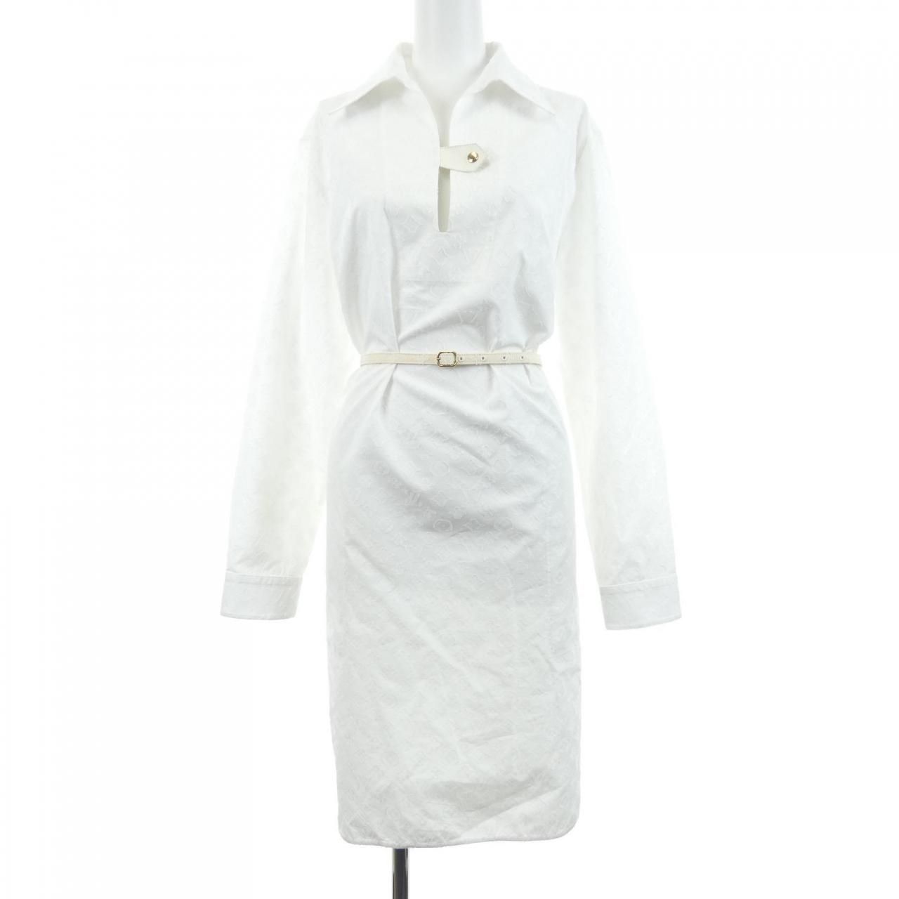 ルイヴィトン LOUIS VUITTON モノグラムレリーフシャツドレス ワンピース