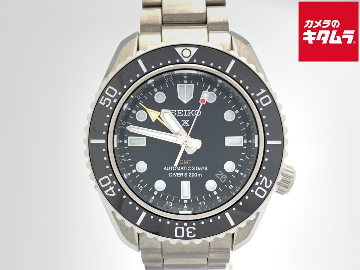 セイコー プロスペックス ブラック SBEJ 011 6 R 54 00 D 0 ステンレススティール