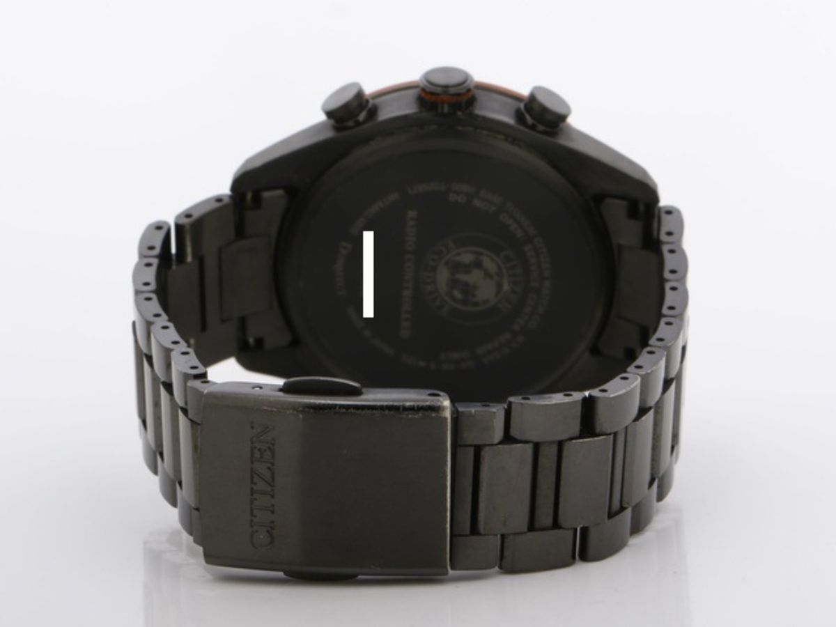 並品 シチズン アテッサ ダイレクトフライト ブラック AT 8185-62 E H 800-T 025871 チタン