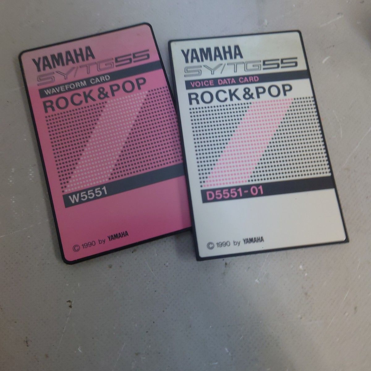 YAMAHA SY/TG55 ROCK & POP アウトレット データボイスカード 2枚