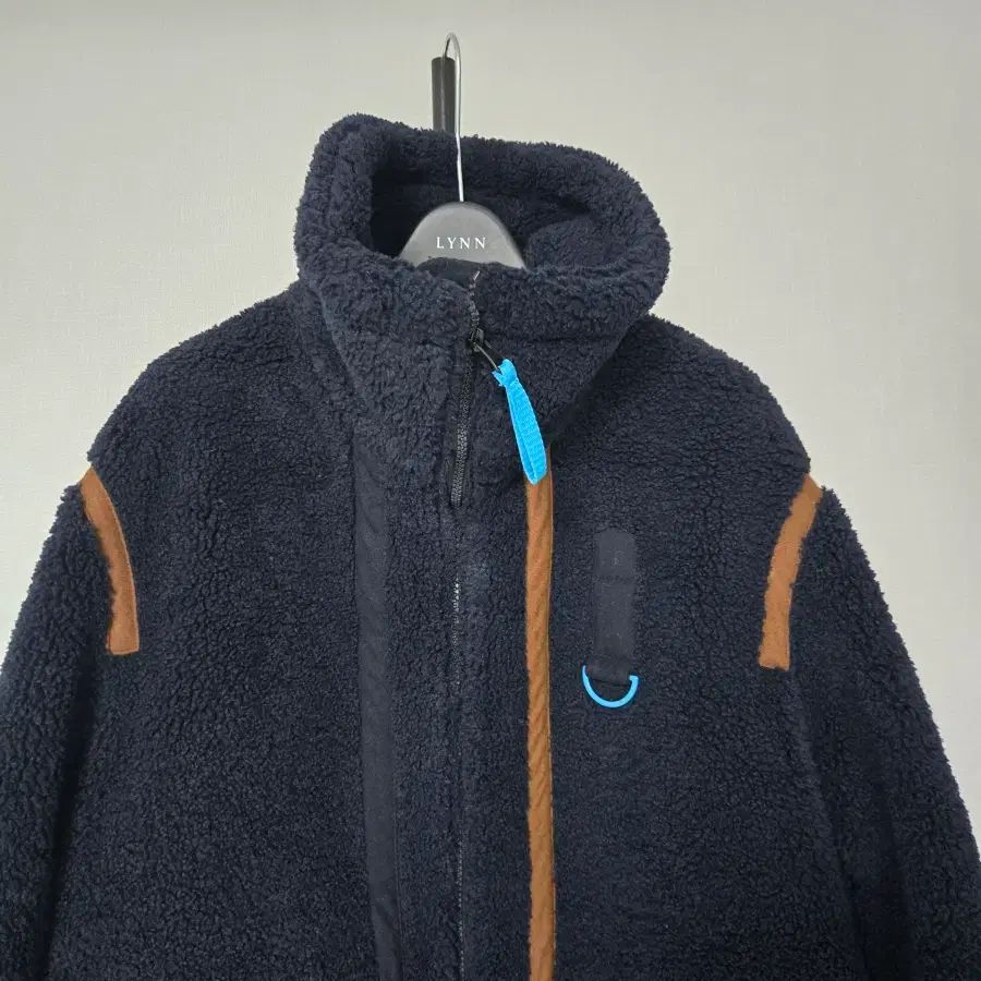 ハンサム SJYP LINE コントラスト シェルパ フリース ボア アウター-163