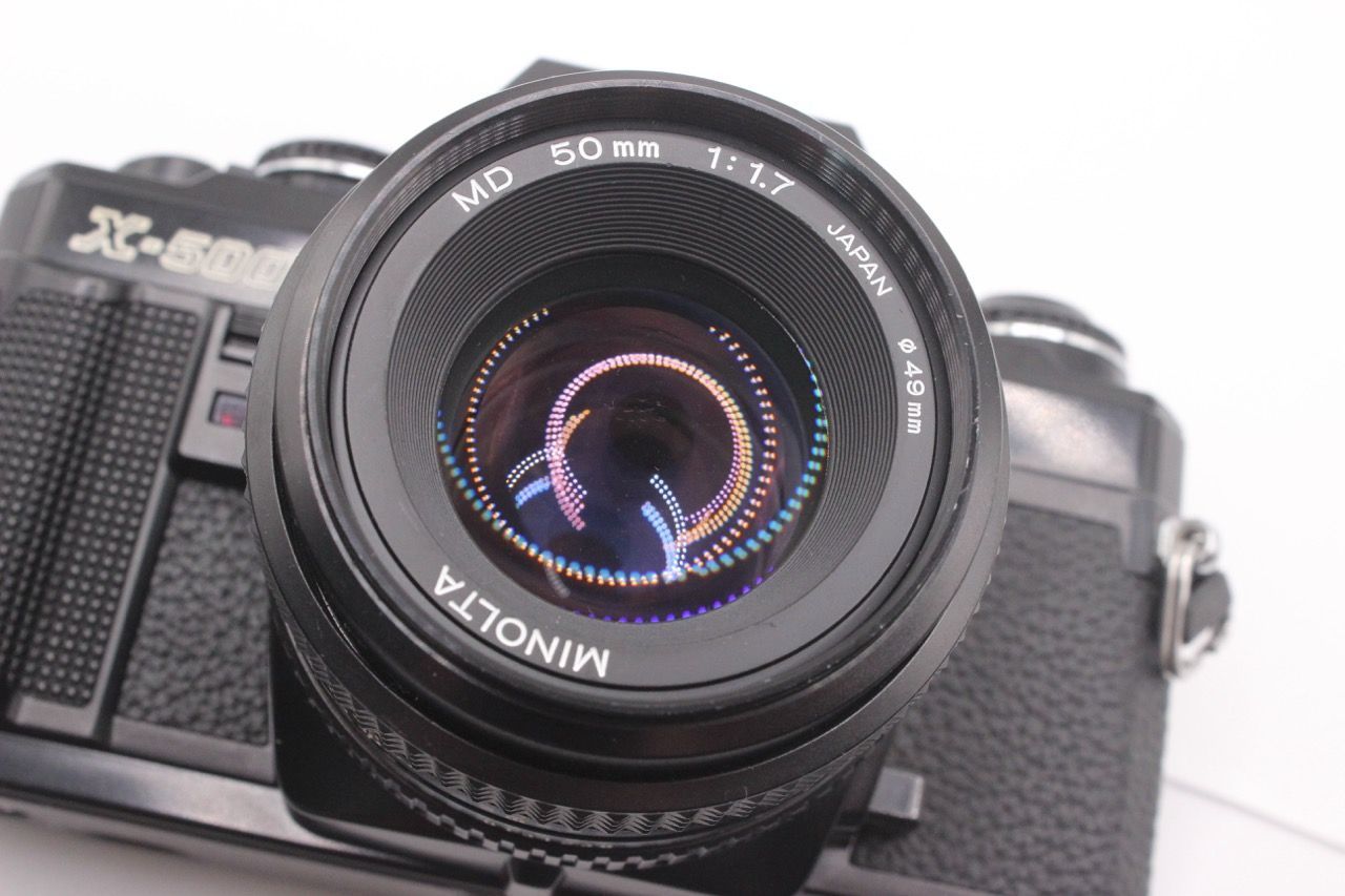 ☆良品☆ミノルタ MINOLTA X-500 / MD 50mm F1.7 #5531@c RO3525