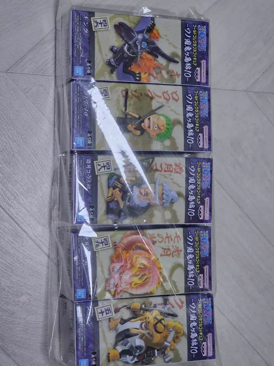 ONE PIECE WORLD ワノ国 鬼ヶ島 10탄 フィギュア フルセット キャラクターフィギュア その他 