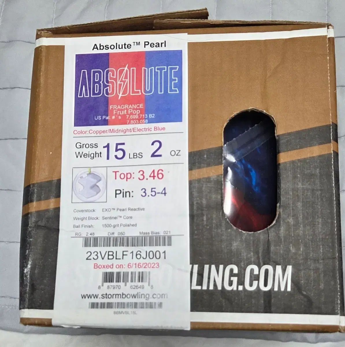 ストーム Absolute Pearl 15 パウンド ボーリング - メルカリ