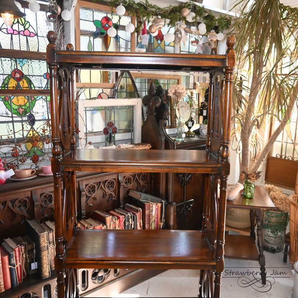 L3710-22 英国アンティーク ブックスタンド ショップ什器 スタンド