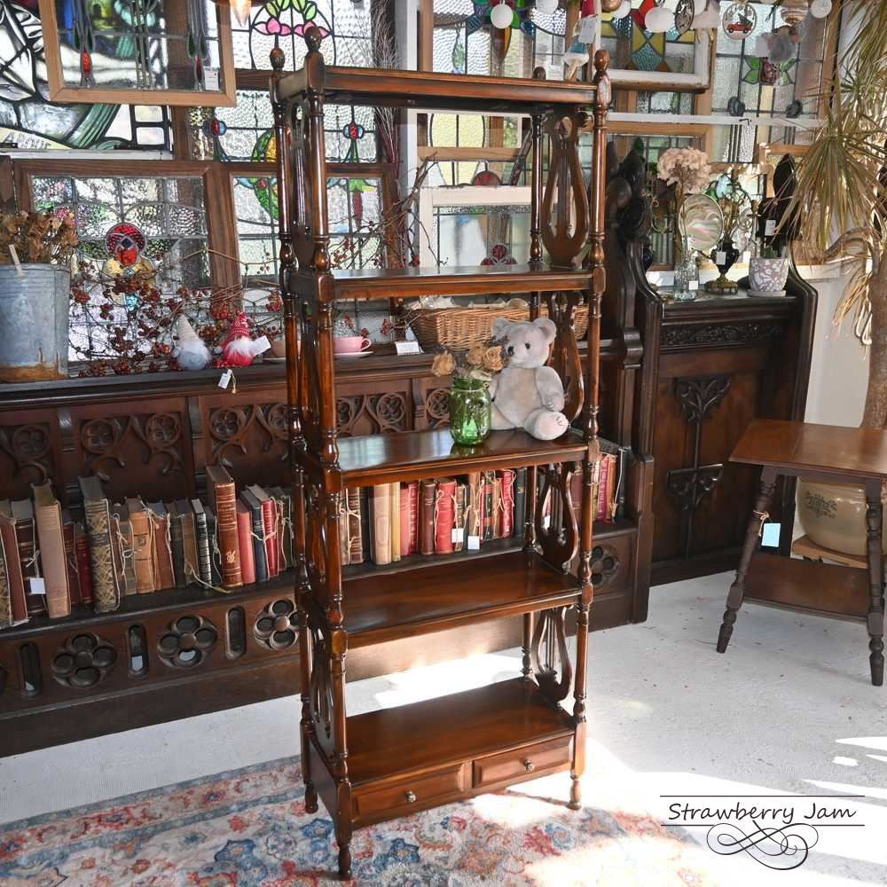 L3710-22 英国アンティーク ブックスタンド ショップ什器 スタンド