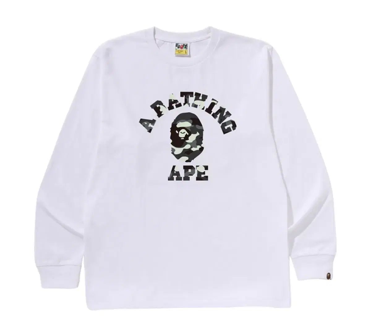 A BATHING APE アベイシングエイプ スペースカモ ロングスリーブ s