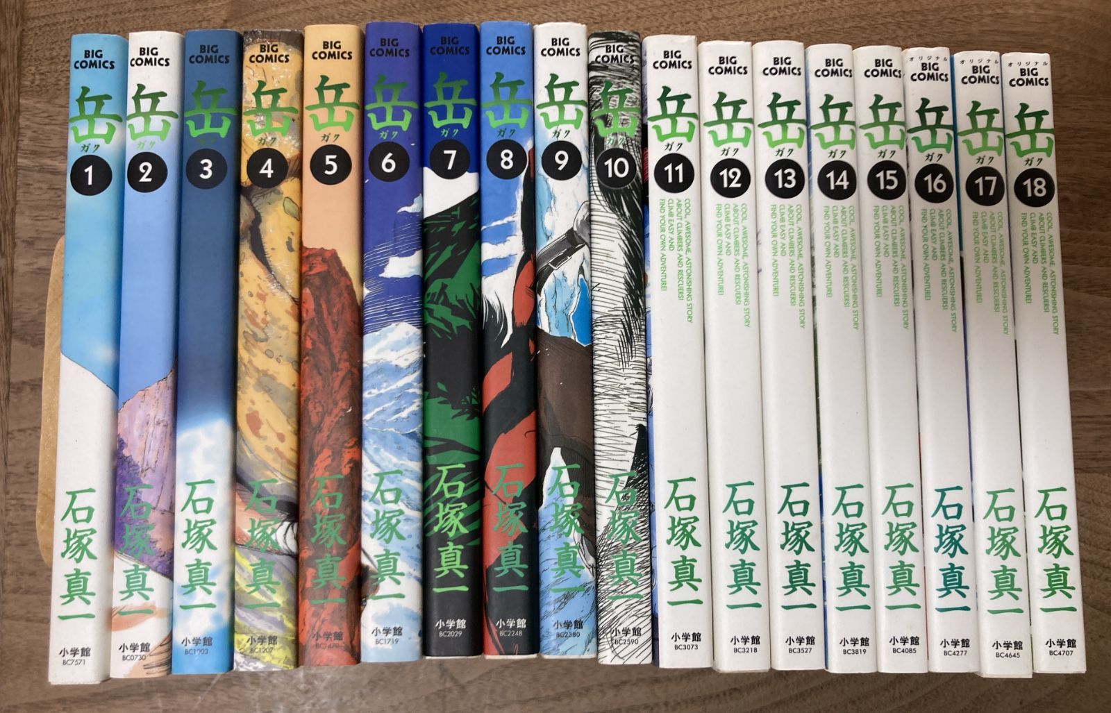 岳 全巻セット 1-18巻 石塚真一 ビックコミック 小学館 - メルカリ